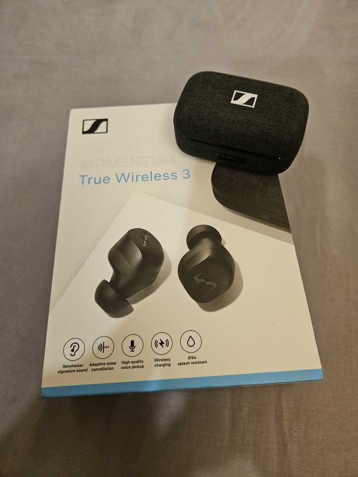 二手-Sennheiser 森海塞爾 MOMENTUM True Wireless 3 真無線藍芽耳機, 左耳無聲音 詳閱說明