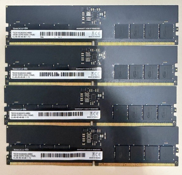 TeamGroup 十銓 DDR5 6000 16GB x4
