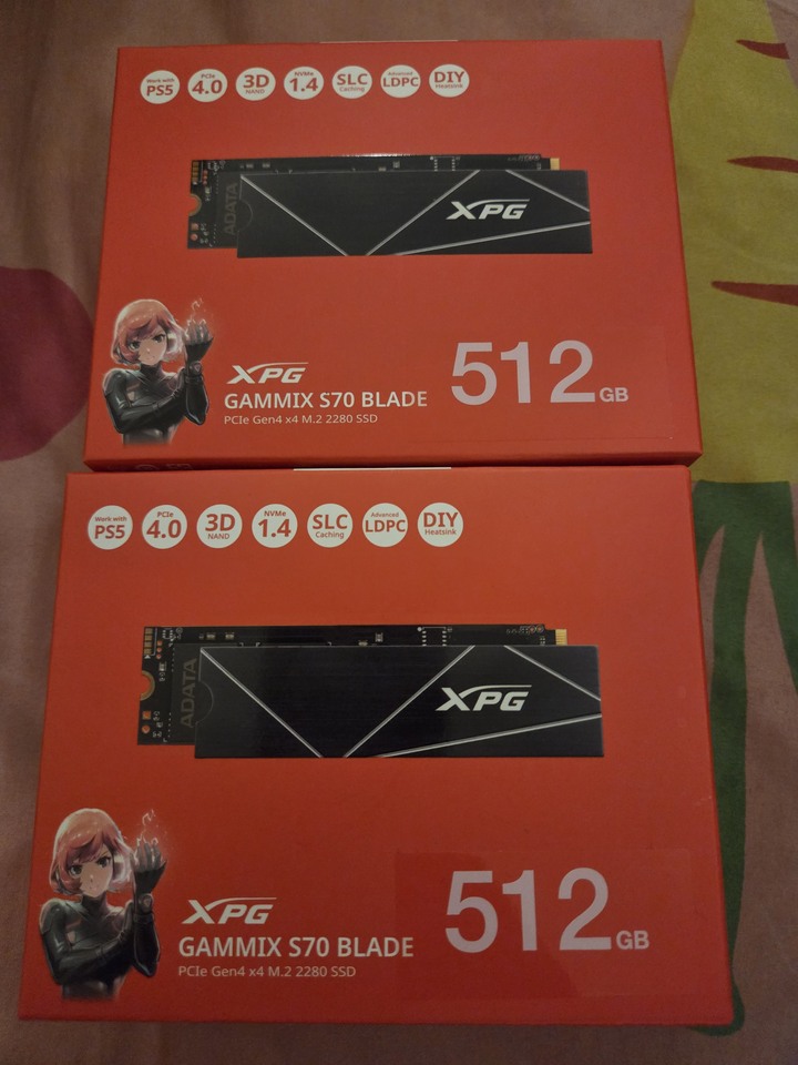 威剛XPG GAMMIX S70 BLADE 512GB