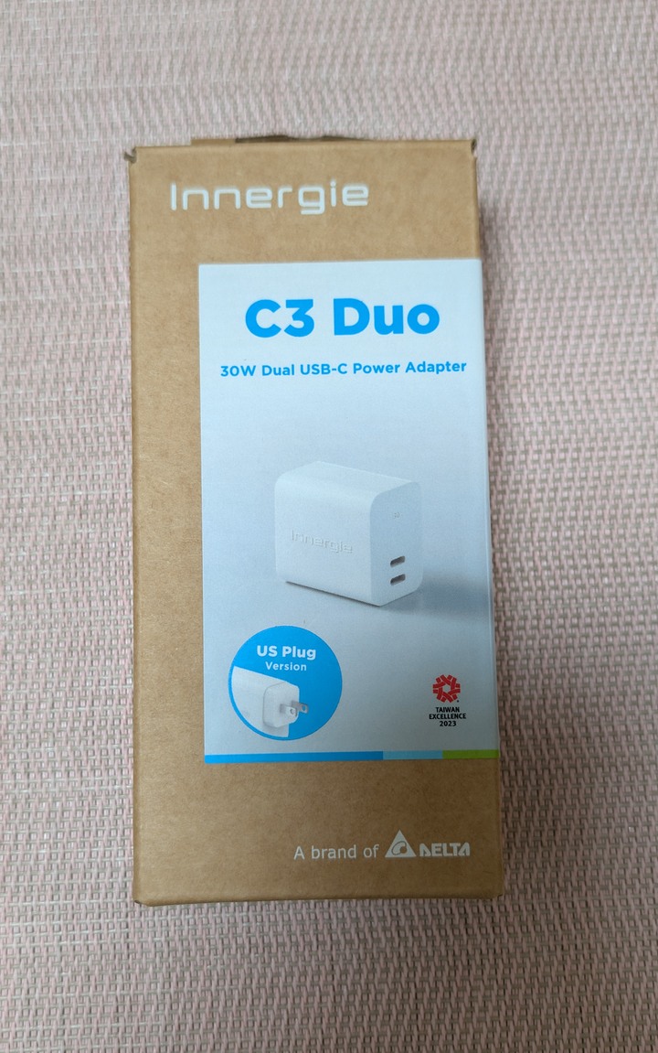 台達 Innergie C3 Duo【轉換版】30W USB-C 萬用充電器 PD/QC/快充 3年保固