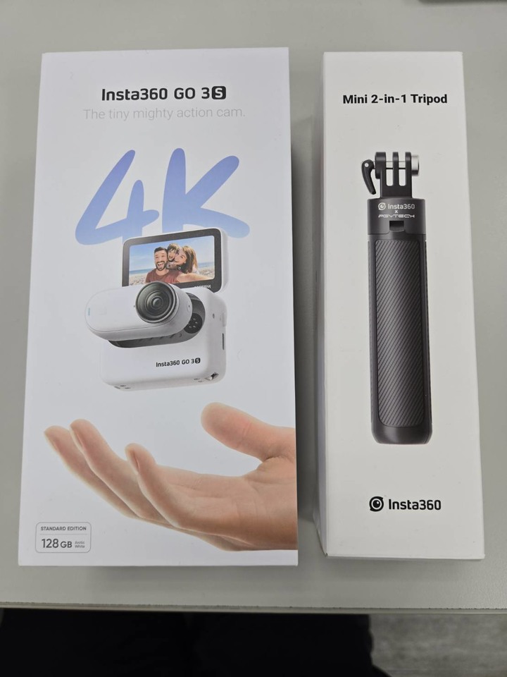 Insta360GO3S 128GB版防抖運動相機標準版白色