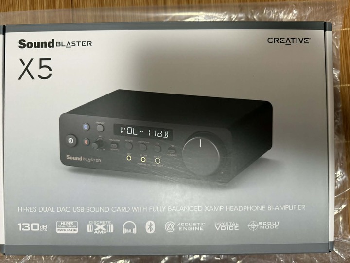 Creative Sound Blaster X5 外接式 音效卡 USB DAC