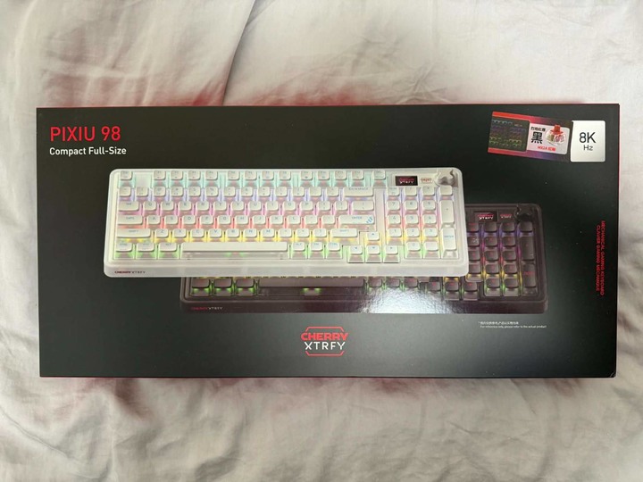 CHERRY 德國原廠 PIXIU 98 RGB MX2A 紅軸 無線三模電競鍵盤