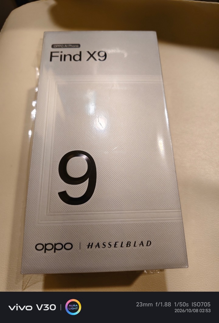 美顏 外觀極新 OPPO Find X9 黑灰