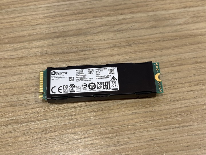 PLEXTOR PX-1TM9PG+ NVMe SSD 1TB