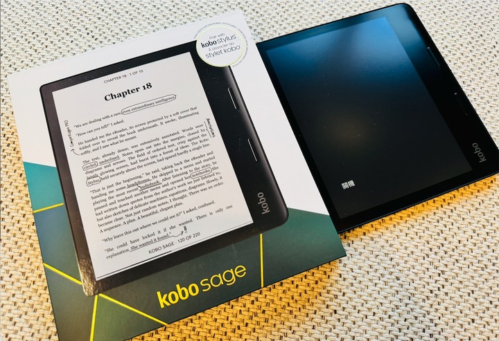 [二手] 9.8 成新 Kobo Sage 8 吋電子書閱讀器 高解析顯示 32 GB 黑色