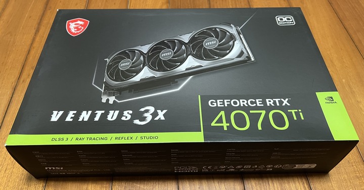 MSI GeForce RTX 4070 Ti VENTUS 3X E1 12G OC