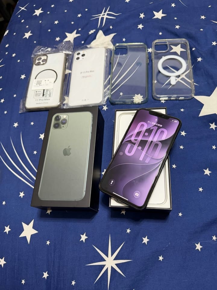 iphone 11 pro max 256G 原廠電池97%/全機包膜/夜幕綠