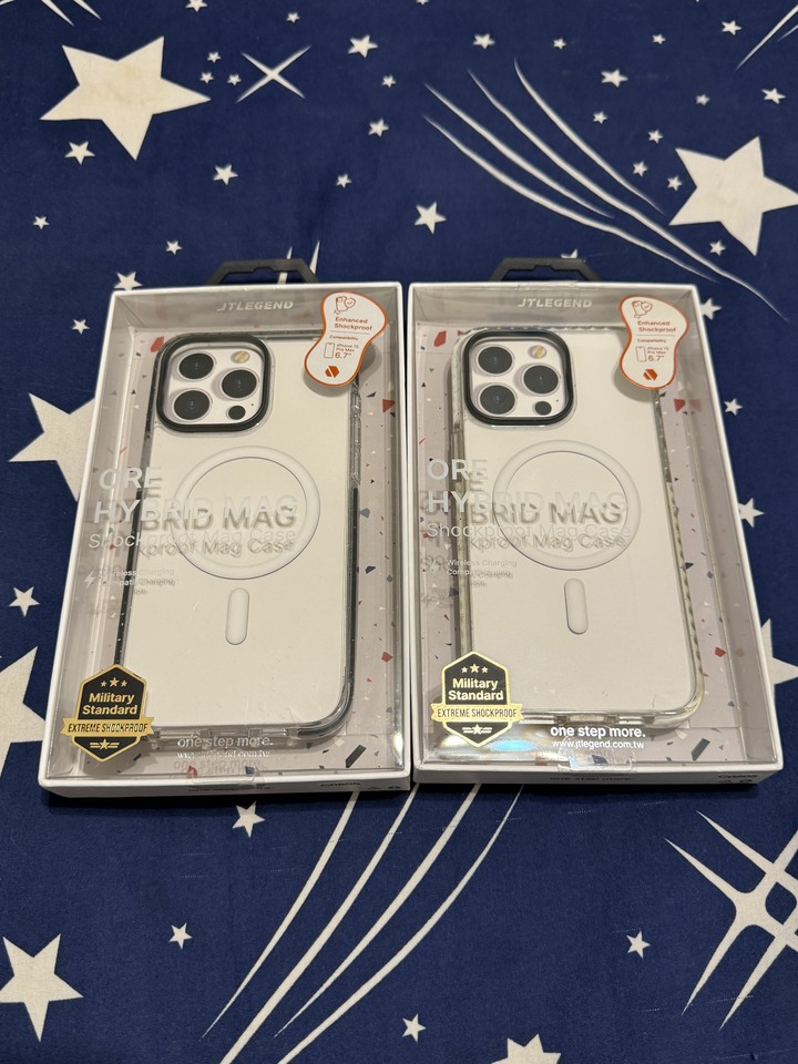 iPhone 15 Pro Max JTLEGEND 磁吸防摔殼*2個