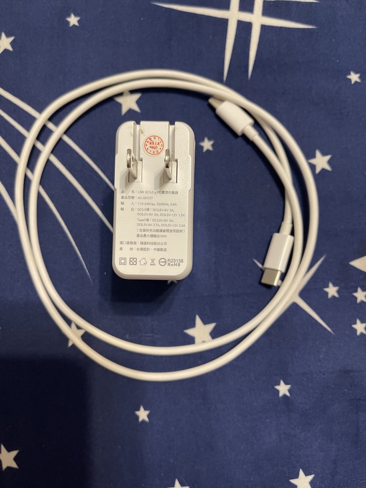 MYCEll 36W PD&QC3.0-雙孔快充組