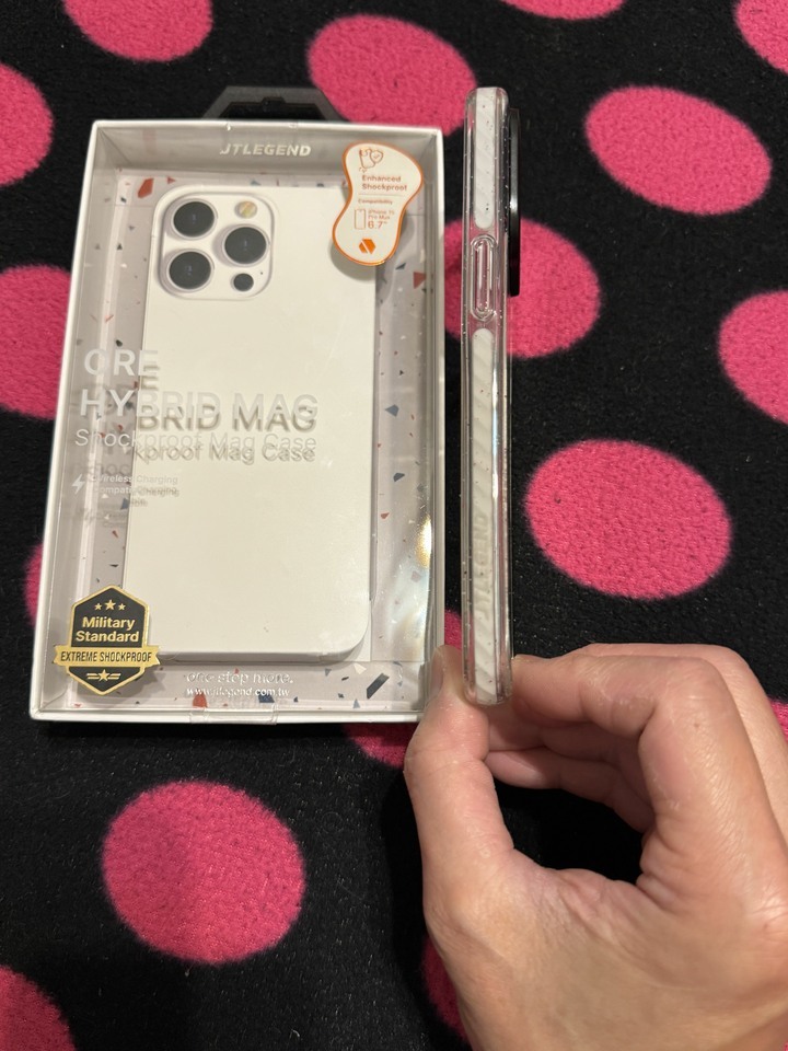 JTLEGEND Ore Hybrid Mag iPhone 15 Pro Max 磁吸防摔殼*4個