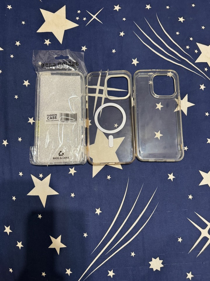 iphone 15 pro max 磁吸殼+透明殼*3個