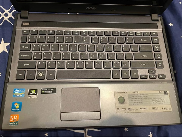 acer 4755G 筆電