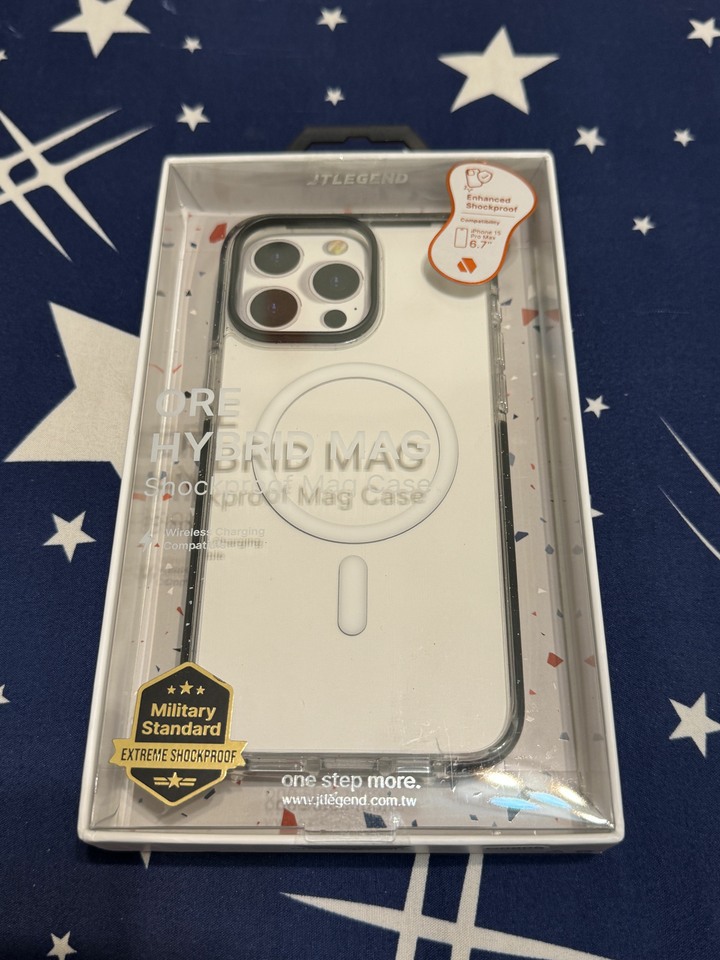 iPhone 15 Pro Max JTLEGEND 磁吸防摔殼(內層黑防摔)