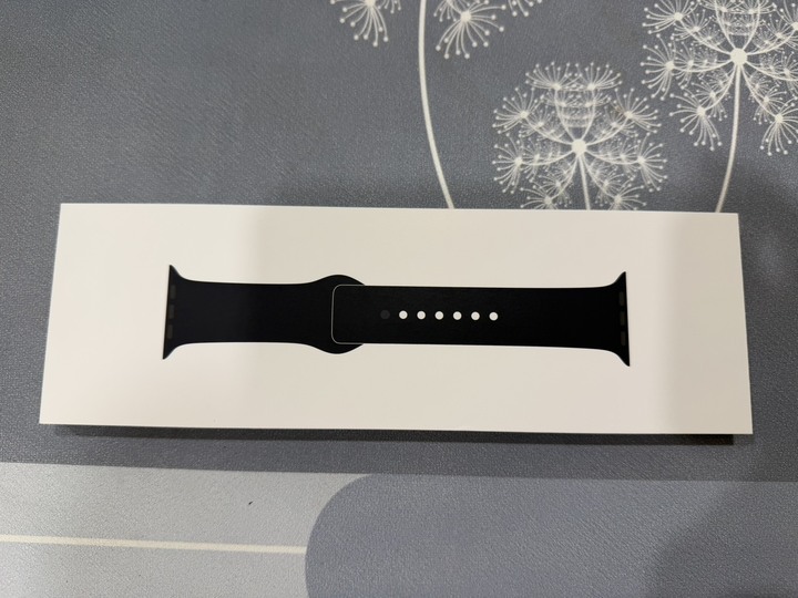 全新未拆封 Apple Watch原廠錶帶/黑色 46MM/S/M