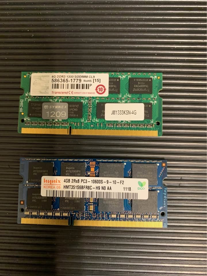 筆電用 DDR3 1333/PC3 10600S記憶體