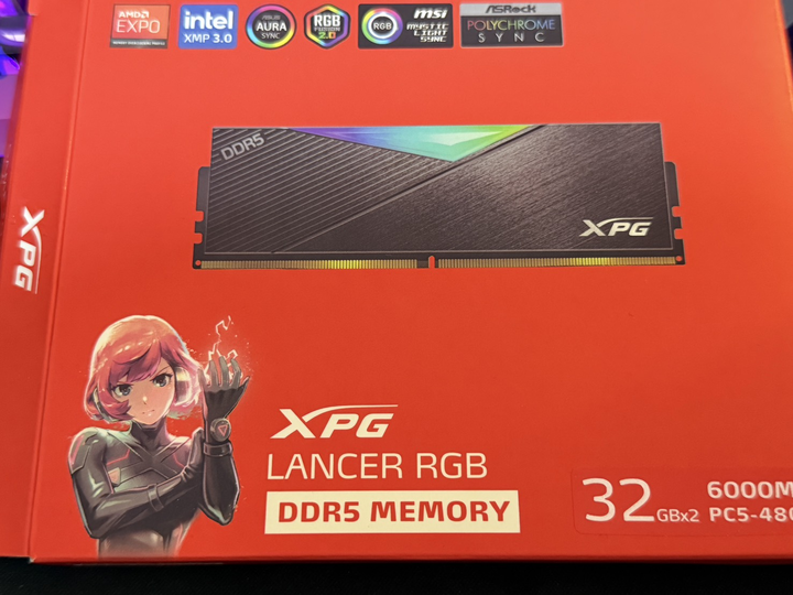 XPG Lancer RGB D5 6000 32x2