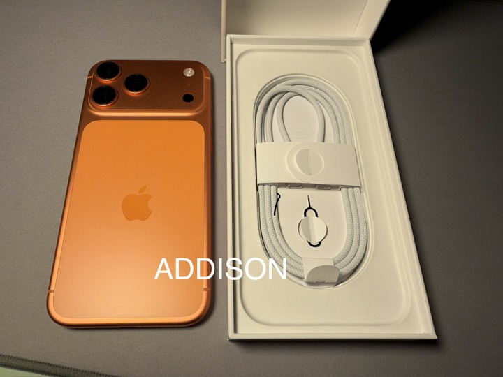 iPhone Pro Max 宇宙橙 256G 2026/11/2 電池99% 送新殼