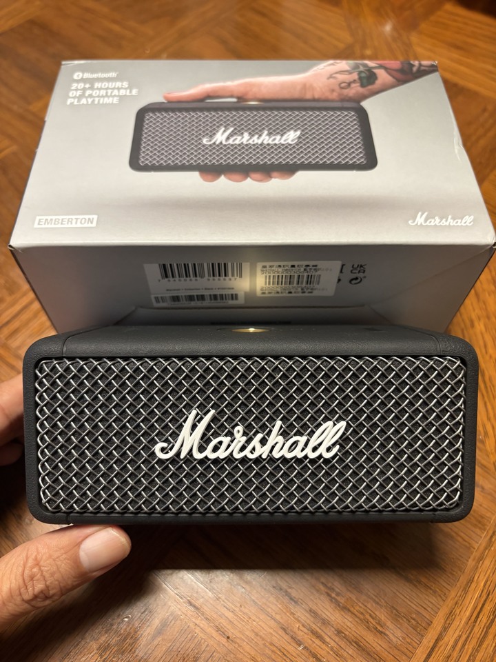 自售二手Marshall Emberton 藍芽喇叭