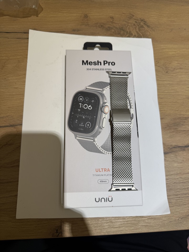 UNIU® Apple Watch 49mm | Mesh Pro 精鋼米蘭錶帶