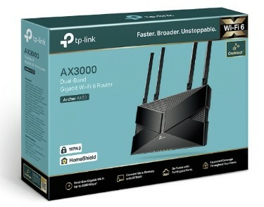Archer AX53 AX3000 雙頻 Gigabit Wi-Fi 6 路由器