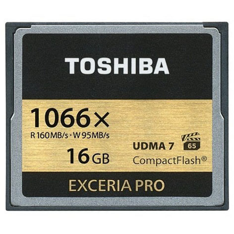 【二手】Toshiba EXCERIA PRO 16GB CF Card,讀160MB/S、寫95MB/S