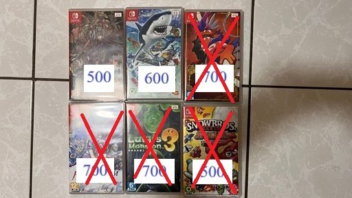 數款NS遊戲便宜賣，喜歡就帶走。