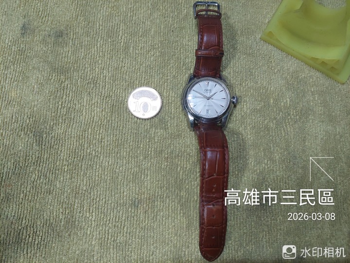 高雄市三民區，豪利時 ORIS 7544 自動上鍊機械錶