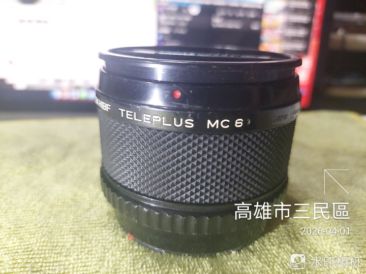 高雄市三民區，哈蘇 HASSELBLAD V鏡 2X加倍鏡，況佳稀少請把握