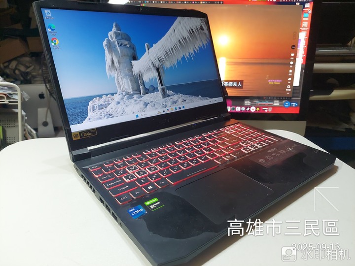 宏碁ACER Nitro5 15.6" i7 32g 512gSSD,雙SSD架構 第11代電競筆電，受損機