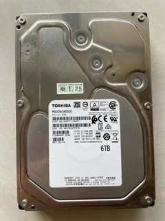 東芝 6TB 3.5吋 7200轉 企業級硬碟