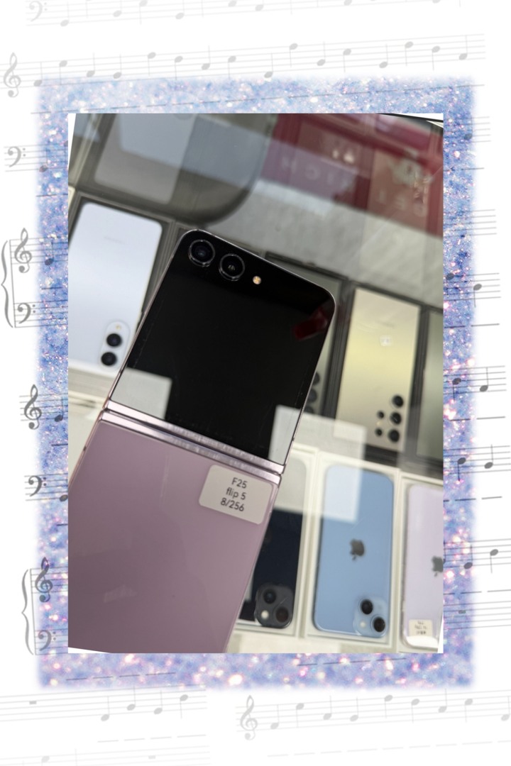Ggalaxy flib 5 淡紫色無盒單機請詳看內文百元競標不流標一星期結標