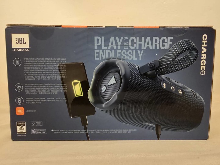 JBL CHARGE 6 可攜式防水藍牙喇叭 藍色