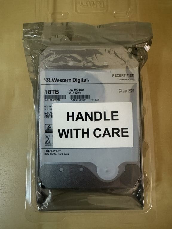 WD HC550 18TB