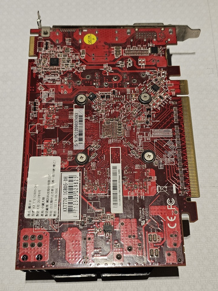 升級換下來的 DDR3 記憶體與 HD7770 顯卡出售