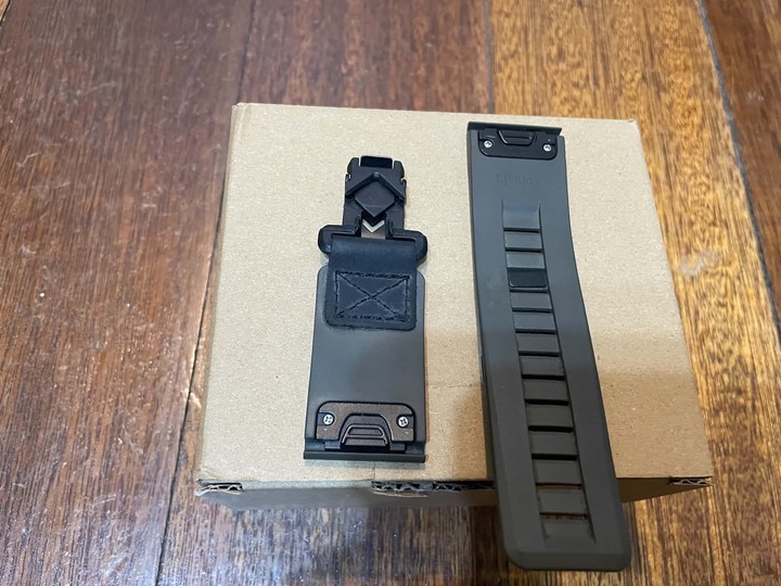 防水FKM氟橡膠Fidlock瞬扣錶帶 for Garmin QUICKFIT 26mm