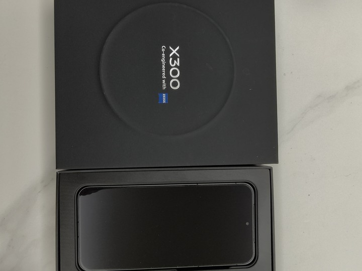 VIVO X300黑色12+256G，保固至2027/11,無傷9.5成新，完整盒裝，配件完整!