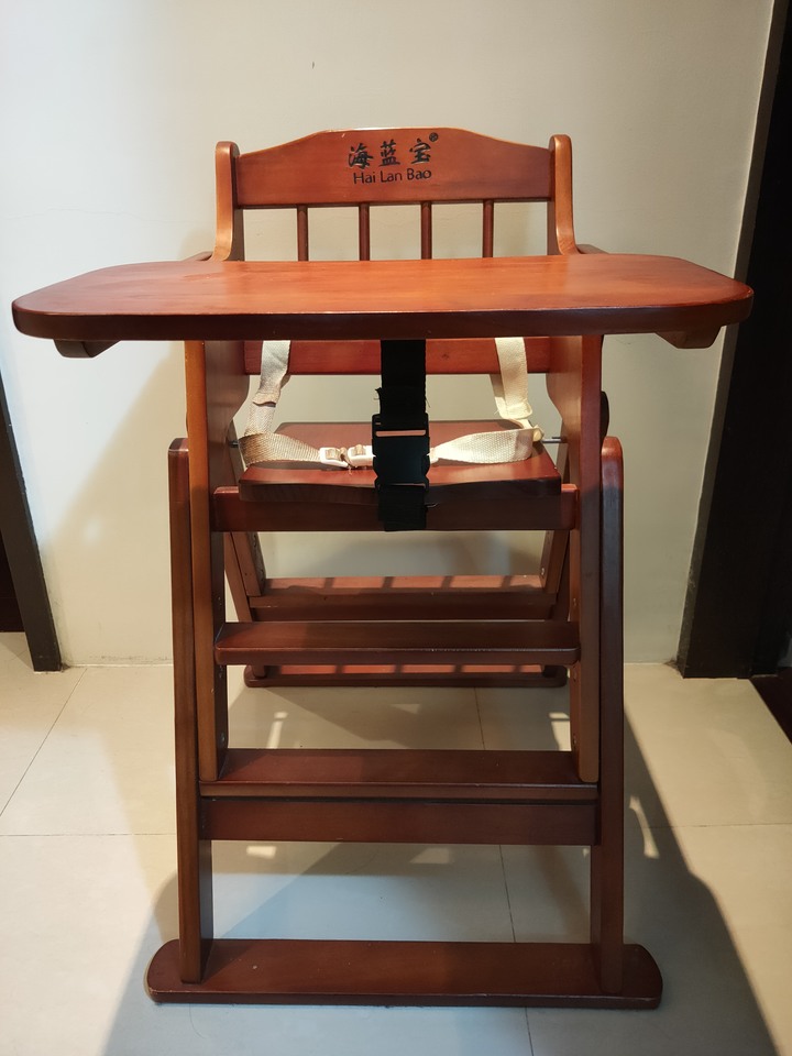 [台北面交] 兒童實木餐椅（原價1990）
