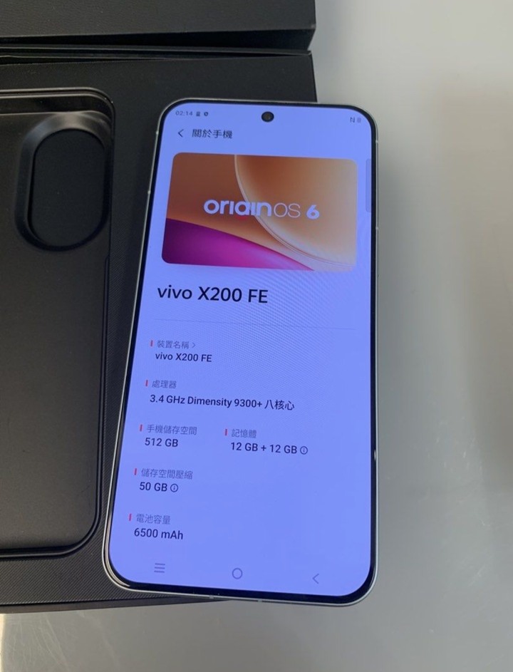 Vivo x200 FE 12/512g 藍色