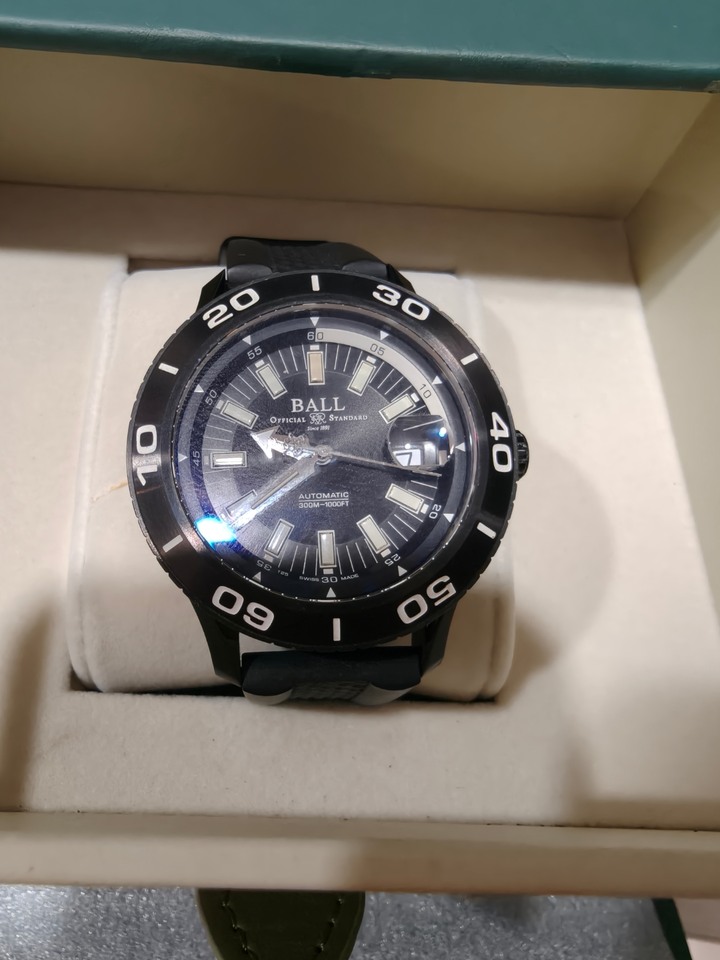錶況佳遠東鐘錶盒卡齊全的購買的BALL Watch 波爾錶 Fireman NECC 自動機械潛水腕錶歡迎面交