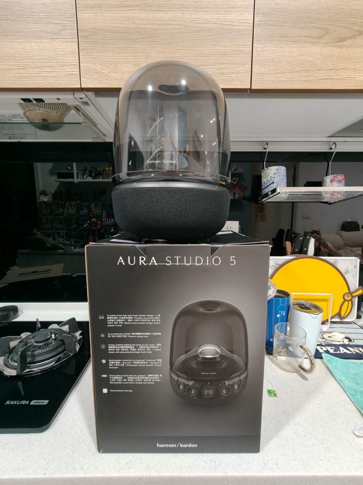 保固中Harman Kardon Aura Studio 5 無線藍牙喇叭 經典水母喇叭 第五代歡迎面交