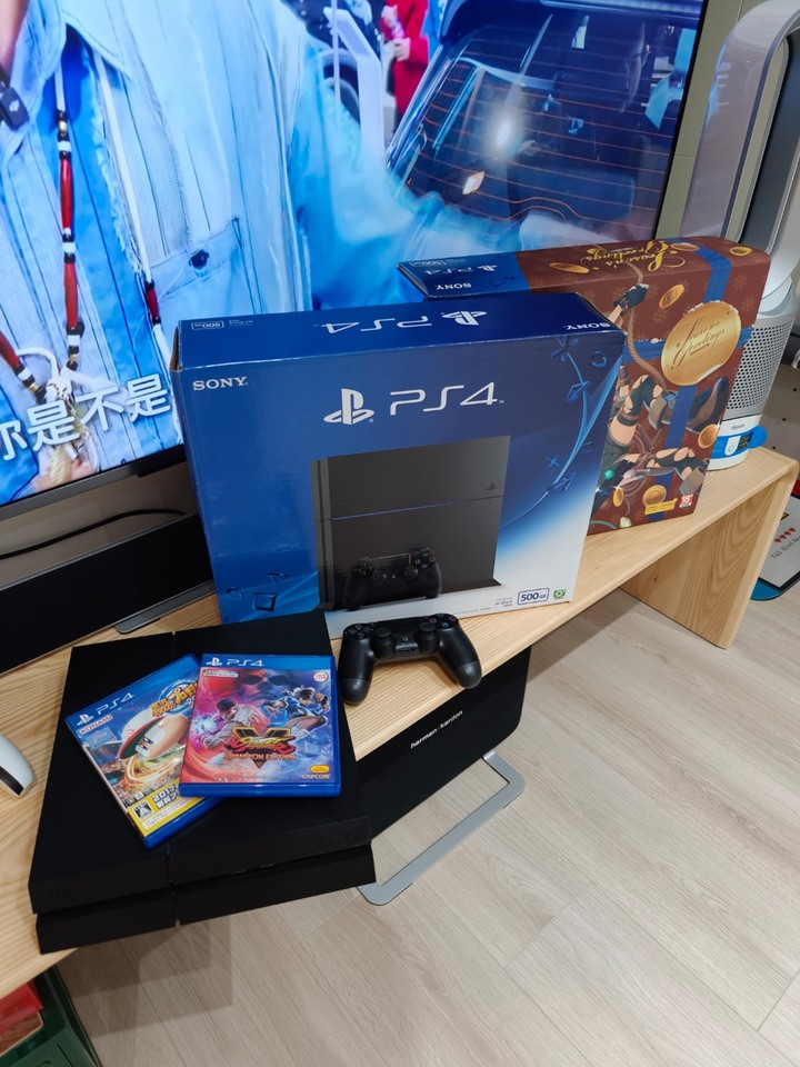 Sony PS4 500G+盒裝配件含實況野球有大古翔平與快打旋風5 40人紀念版歡迎面交