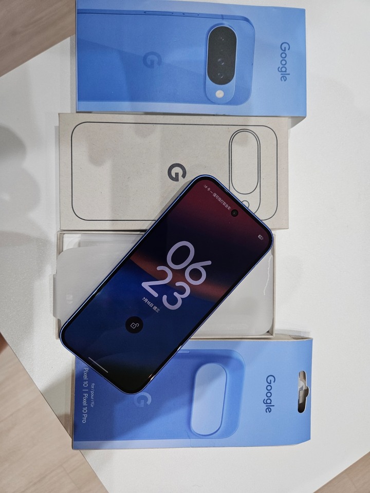 外觀超級新Google Pixel 10 靛藍色加贈原廠皮套歡迎面交