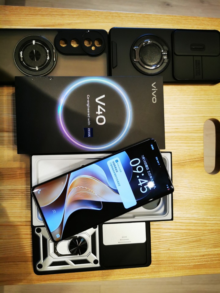 外觀超級新有保固VIVO V40蔡斯鏡頭256G加贈3個皮套歡迎面交