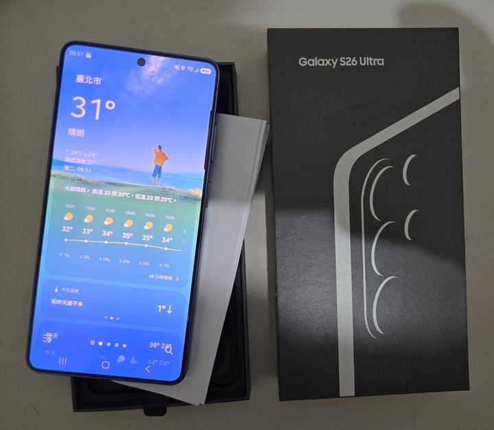 Samsung S26 ultra(512G) 2年保固到2028年
