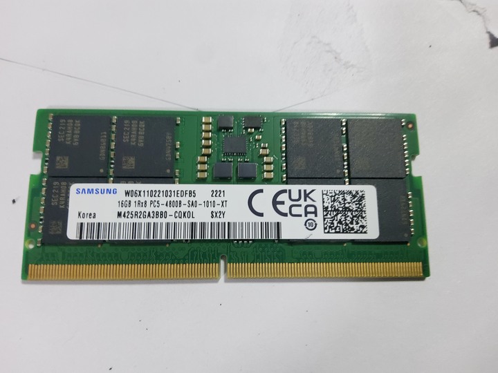 三星筆電用記憶體DDR5 16G 4800