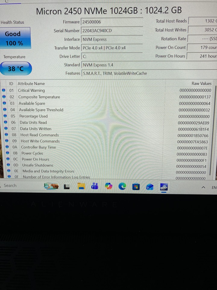 美光nvme 1T ssd 2030