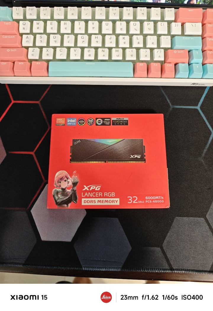 DDR5 6000 64G RGB 威剛 ADATA XPG Lancer RGB （32G x2） 雙通道