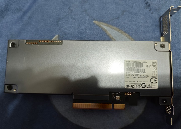 Samsung PM1725 3.2TB NVME HHHL