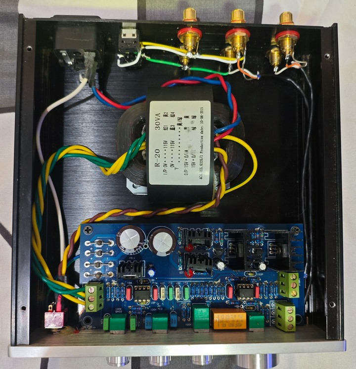 偉良清風F1 純甲類高中低可調 音調前級放大器110V